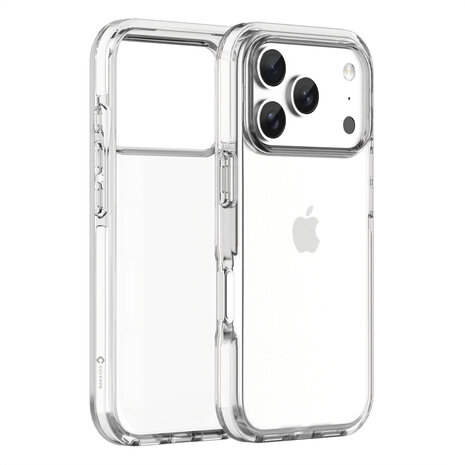 Coverzs Coverzs iPhone 18 Pro transparentes stoßfestes Cover (weiß) Coverzs Coverzs iPhone 18 Pro transparentes stoßfestes Cover (weiß)
