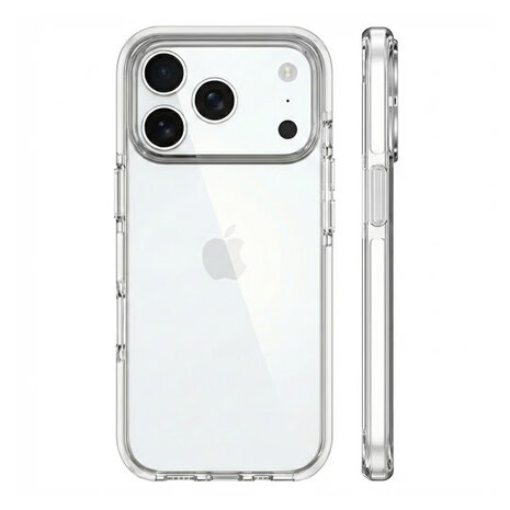 Coverzs Coverzs iPhone 18 Pro transparentes stoßfestes Cover (weiß) Coverzs Coverzs iPhone 18 Pro transparentes stoßfestes Cover (weiß)