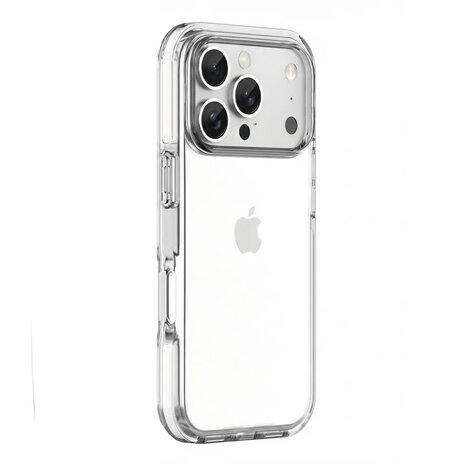 Coverzs Coverzs iPhone 18 Pro transparentes stoßfestes Cover (weiß) Coverzs Coverzs iPhone 18 Pro transparentes stoßfestes Cover (weiß)