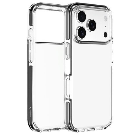 Coverzs Coverzs iPhone 18 Pro transparentes stoßfeste Hülle (schwarz) Coverzs Coverzs iPhone 18 Pro transparentes stoßfeste Hülle (schwarz)
