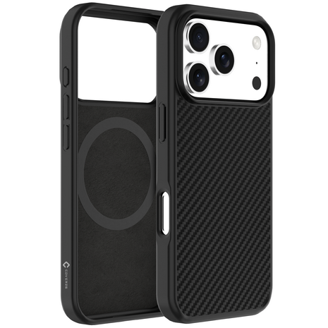 Coverzs Coverzs iPhone 18 Pro Max Kevlar MagSafe Silikonhülle (schwarz) Coverzs Coverzs iPhone 18 Pro Max Kevlar MagSafe Silikonhülle (schwarz)