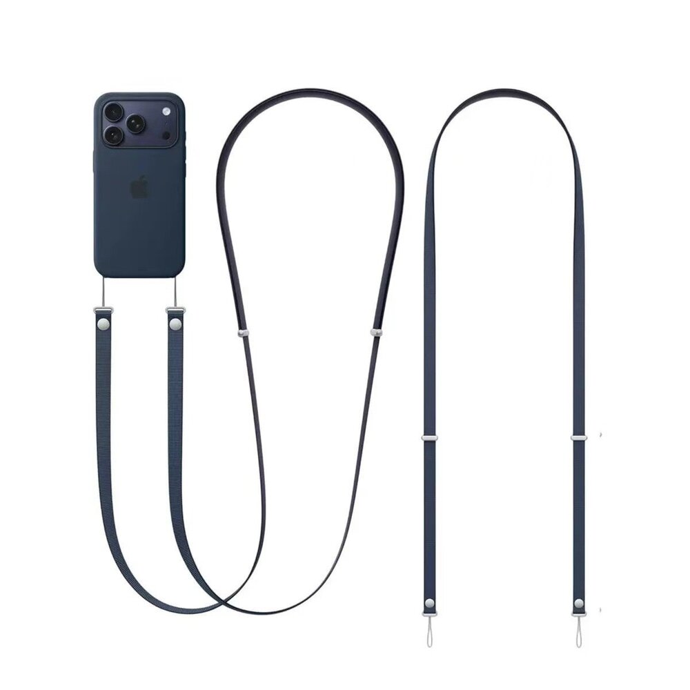 Coverzs Coverzs iPhone 18 Pro Woven MagSafe Hülle mit Kord (Blau) Coverzs Coverzs iPhone 18 Pro Woven MagSafe Hülle mit Kord (Blau)