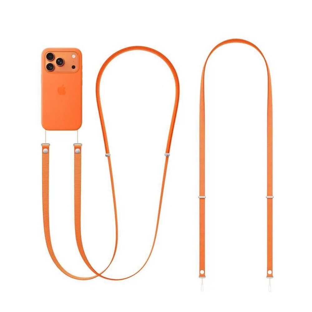 Coverzs Coverzs iPhone 18 Pro Woven MagSafe Hülle mit Kord (Orange) Coverzs Coverzs iPhone 18 Pro Woven MagSafe Hülle mit Kord (Orange)