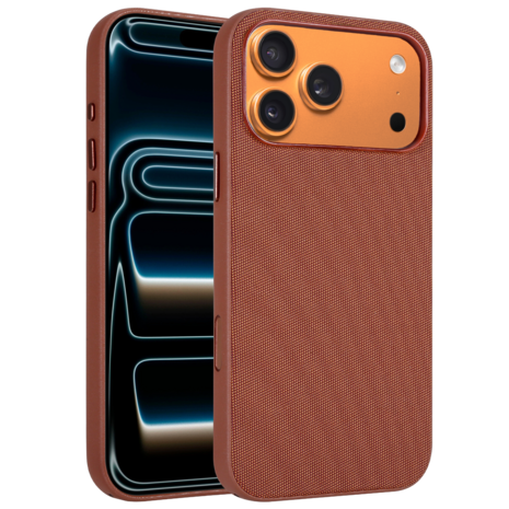 Coverzs Coverzs iPhone 18 Pro Max Woven MagSafe hoesje (Orange) Coverzs Coverzs iPhone 18 Pro Max Woven MagSafe hoesje (Orange)