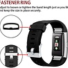 Strap-it® Strap-it Fitbit Charge 2 Silikon Armband (Schwarz) Strap-it® Strap-it Fitbit Charge 2 Silikon Armband (Schwarz)