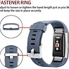 Strap-it® Strap-it Fitbit Charge 2 Silikon Armband (Grau Blau) Strap-it® Strap-it Fitbit Charge 2 Silikon Armband (Grau Blau)