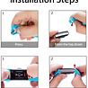 Strap-it® Strap-it Fitbit Charge 2 Silikon Armband (Blau) Strap-it® Strap-it Fitbit Charge 2 Silikon Armband (Blau)
