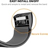 Strap-it® Strap-it Fitbit Charge 2 Milanese Armband (Schwarz) Strap-it® Strap-it Fitbit Charge 2 Milanese Armband (Schwarz)