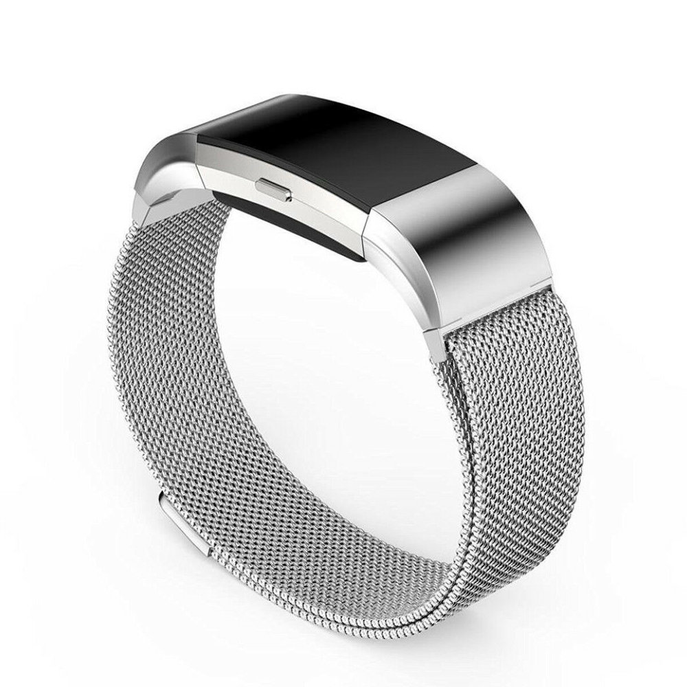 Strap-it® Strap-it Fitbit Charge 2 Milanese Band (Silber) Strap-it® Strap-it Fitbit Charge 2 Milanese Band (Silber)