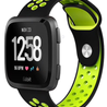 Strap-it® Strap-it Fitbit Versa / Versa 2 Sportarmband (Schwarz / Gelb) Strap-it® Strap-it Fitbit Versa / Versa 2 Sportarmband (Schwarz / Gelb)