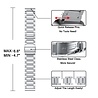 Strap-it® Strap-it Fitbit Versa / Versa 2 Gliederamband (Silber) Strap-it® Strap-it Fitbit Versa / Versa 2 Gliederamband (Silber)