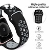 Strap-it® Strap-it Apple Watch Sportarmband (Schwarz/Grau) Strap-it® Strap-it Apple Watch Sportarmband (Schwarz/Grau)