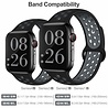 Strap-it® Strap-it Apple Watch Sportarmband (Schwarz/Grau) Strap-it® Strap-it Apple Watch Sportarmband (Schwarz/Grau)