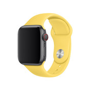 Strap-it® Apple Watch Silikon Armband (Gelb)