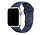 Strap-it Apple Watch Silikon Armband (Blau)