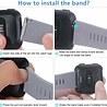 Strap-it® Strap-it Fitbit Versa / Versa 2 Armband Silikon (Dunkelblau) Strap-it® Strap-it Fitbit Versa / Versa 2 Armband Silikon (Dunkelblau)