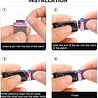 Strap-it® Strap-it Fitbit Inspire (HR) / Inspire 2 Milanese Band (Regenbogen) Strap-it® Strap-it Fitbit Inspire (HR) / Inspire 2 Milanese Band (Regenbogen)