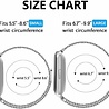 Strap-it® Strap-it Fitbit Versa / Versa 2 Milanese Armband (Silber) Strap-it® Strap-it Fitbit Versa / Versa 2 Milanese Armband (Silber)