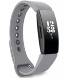 Strap-it® Fitbit Inspire (HR) / Inspire 2 Silikon Armband (Grau) Strap-it® Fitbit Inspire (HR) / Inspire 2 Silikon Armband (Grau)