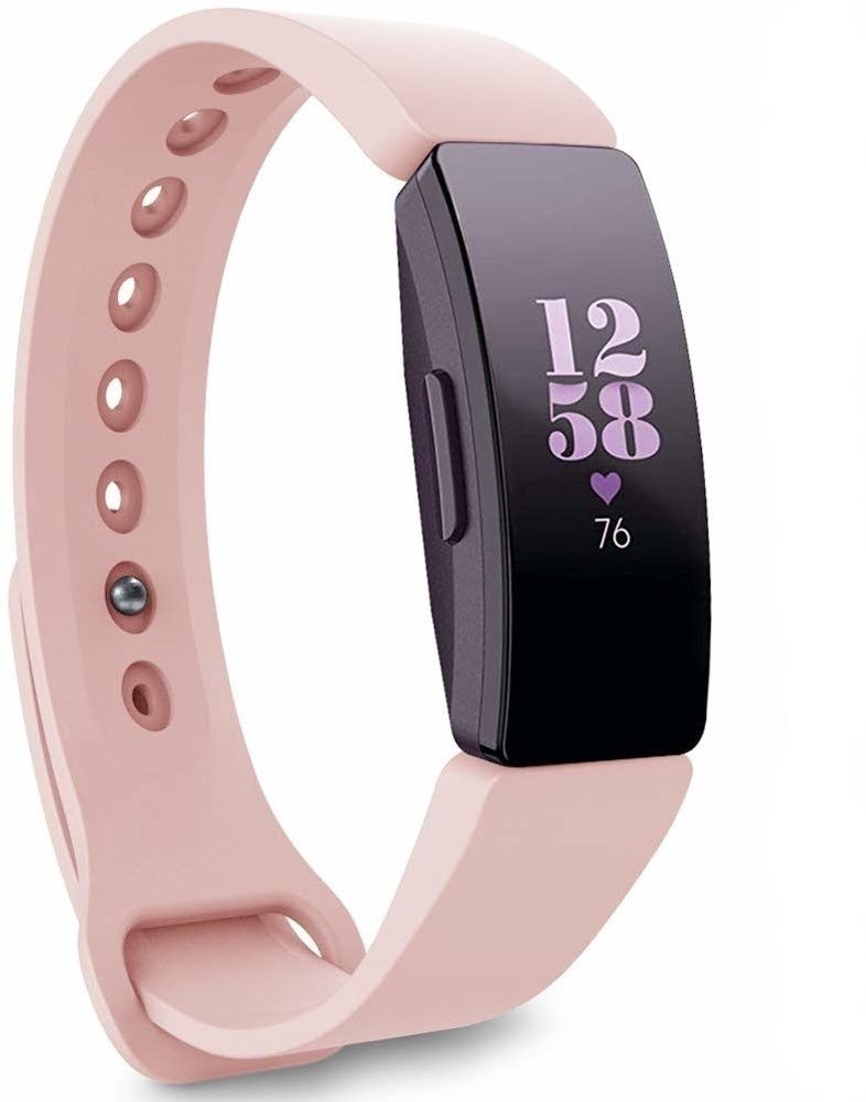Strap-it® Strap-it Fitbit Inspire (HR) / Inspire 2 Silikon Armband (Hellrosa) Strap-it® Strap-it Fitbit Inspire (HR) / Inspire 2 Silikon Armband (Hellrosa)