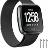 Strap-it® Strap-it Fitbit Versa / Versa 2 Milanese Armband (Schwarz) Strap-it® Strap-it Fitbit Versa / Versa 2 Milanese Armband (Schwarz)