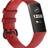 Strap-it® Strap-it Fitbit Charge 3 Armband Silikon (Rot) Strap-it® Strap-it Fitbit Charge 3 Armband Silikon (Rot)
