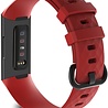 Strap-it® Strap-it Fitbit Charge 3 Armband Silikon (Rot) Strap-it® Strap-it Fitbit Charge 3 Armband Silikon (Rot)