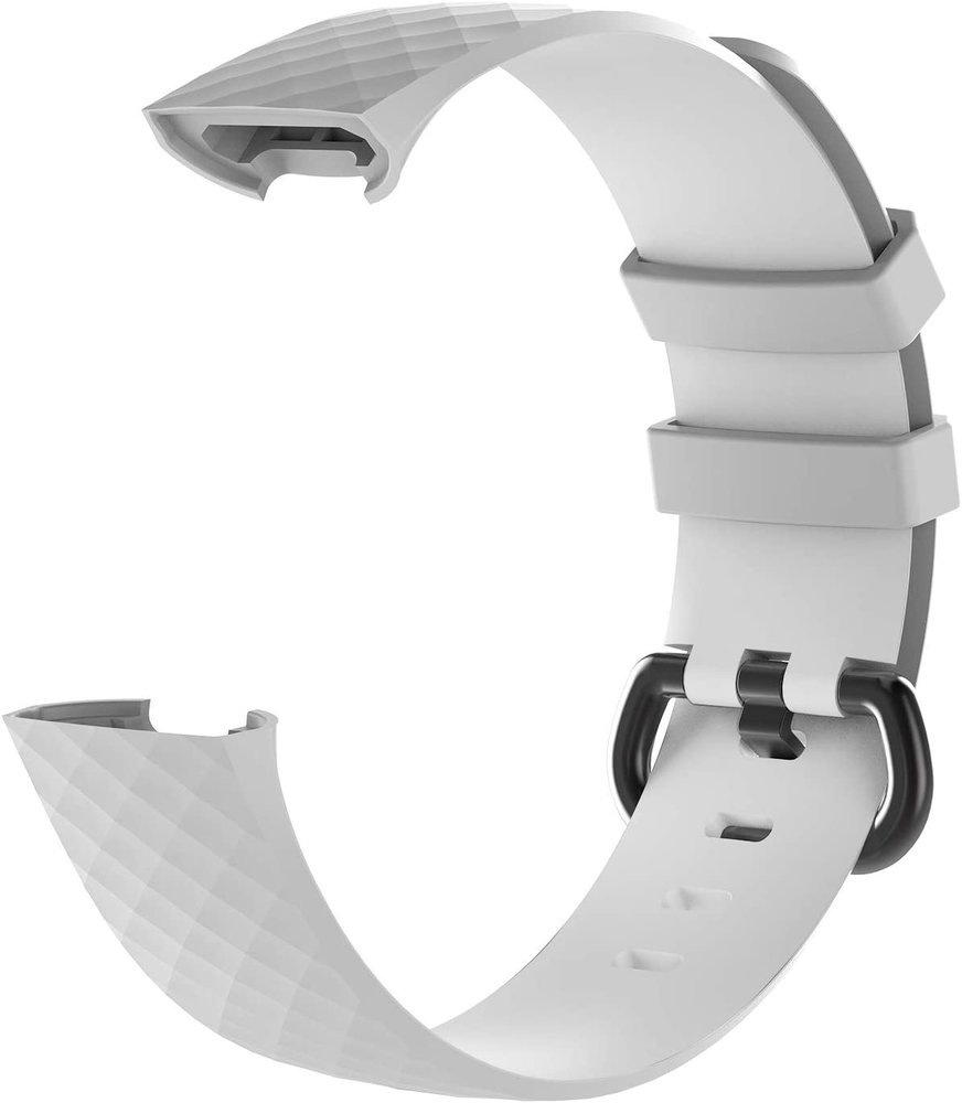 Strap-it® Strap-it Fitbit Charge 3 Armband Silikon (Weiß)