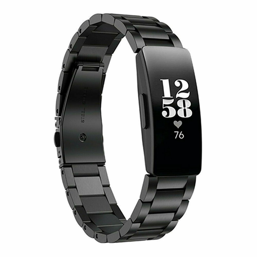 Strap-it® Strap-it Fitbit Inspire (HR) / Inspire 2 Gliederarmband (Schwarz) Strap-it® Strap-it Fitbit Inspire (HR) / Inspire 2 Gliederarmband (Schwarz)