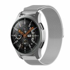 Strap-it® Strap-it Samsung Galaxy Watch 46mm Milanese Armband (Silber)