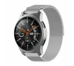 Strap-it® Samsung Galaxy Watch 46mm Milanese Armband (Silber) Strap-it® Samsung Galaxy Watch 46mm Milanese Armband (Silber)