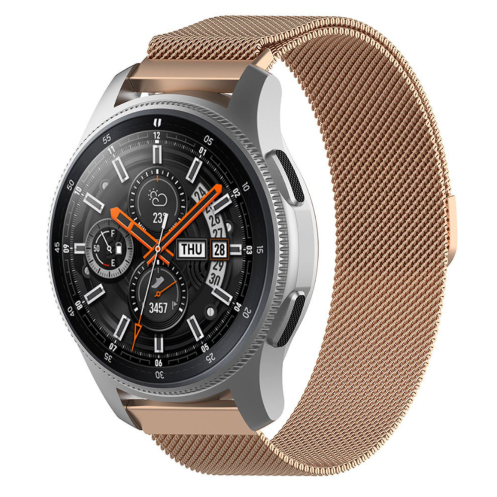 Samsung Galaxy Watch 46mm Milanese Armband (Roségold