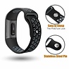 Strap-it® Strap-it Fitbit Charge 4 Sportarmband (Schwarz Grau) Strap-it® Strap-it Fitbit Charge 4 Sportarmband (Schwarz Grau)