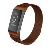 Strap-it® Fitbit Charge 3 Milanese Band (Braun)