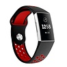 Strap-it® Strap-it Fitbit Charge 3 Sportarmband (Schwarz Rot) Strap-it® Strap-it Fitbit Charge 3 Sportarmband (Schwarz Rot)