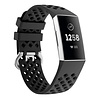 Strap-it® Strap-it Fitbit Charge 3 Silikonband mit Löchern (Schwarz) Strap-it® Strap-it Fitbit Charge 3 Silikonband mit Löchern (Schwarz)
