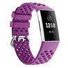 Strap-it® Strap-it Fitbit Charge 3 Silikonband mit Löchern (Dunkelviolett) Strap-it® Strap-it Fitbit Charge 3 Silikonband mit Löchern (Dunkelviolett)