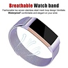 Strap-it® Strap-it Fitbit Charge 4 Milanese Band (Lila) Strap-it® Strap-it Fitbit Charge 4 Milanese Band (Lila)