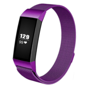 Strap-it® Fitbit Charge 4 Milanese Band (Violett)