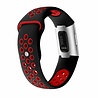 Strap-it® Strap-it Fitbit Charge 4 Sportarmband (Schwarz Rot) Strap-it® Strap-it Fitbit Charge 4 Sportarmband (Schwarz Rot)