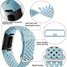 Strap-it® Strap-it Fitbit Charge 4 Armband Silikon mit Löchern (Baby Blau) Strap-it® Strap-it Fitbit Charge 4 Armband Silikon mit Löchern (Baby Blau)
