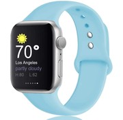 Strap-it® Apple Watch Silikon Armband (Aquablau)