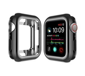 Strap-it® Apple Watch Schutzhülle (Schwarz-Metallisch) Strap-it® Apple Watch Schutzhülle (Schwarz-Metallisch)