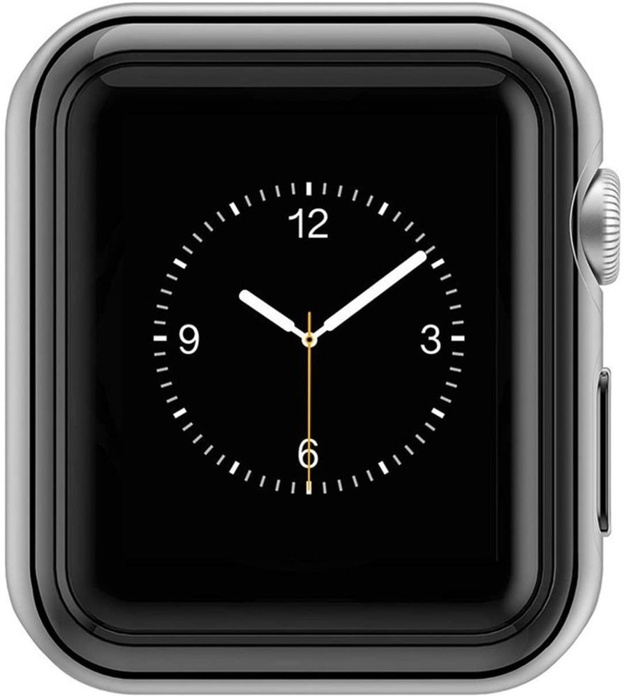Strap-it® Strap-it Apple Watch Schutzhülle (Schwarz-Metallisch) Strap-it® Strap-it Apple Watch Schutzhülle (Schwarz-Metallisch)