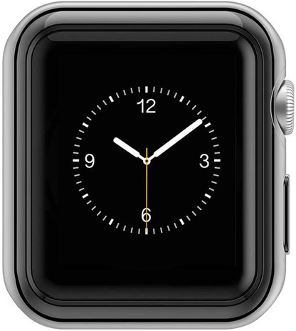 Strap-it® Strap-it Apple Watch Schutzhülle (Schwarz-Metallisch) Strap-it® Strap-it Apple Watch Schutzhülle (Schwarz-Metallisch)