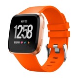 Strap-it® Fitbit Versa / Versa 2 Armband Silikon (Orange) Strap-it® Fitbit Versa / Versa 2 Armband Silikon (Orange)