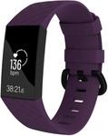 Strap-it® Strap-it Fitbit Charge 3 Armband Silikon (Lila)