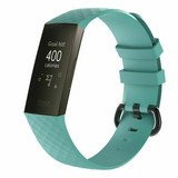 Strap-it® Fitbit Charge 3 Armband Silikon (Aqua) Strap-it® Fitbit Charge 3 Armband Silikon (Aqua)
