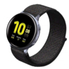 Strap-it® Strap-it Samsung Galaxy Watch Active / Active 2 Armband Nylon Schwarz Strap-it® Strap-it Samsung Galaxy Watch Active / Active 2 Armband Nylon Schwarz
