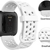 Strap-it® Strap-it Fitbit Versa / Versa 2 Silikonband mit Löchern (Weiß) Strap-it® Strap-it Fitbit Versa / Versa 2 Silikonband mit Löchern (Weiß)